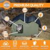 imageKampampH Pet Products Elevated Outdoor Cat House for Outside Cats  ExtraWide  Large Outdoor Cat Shelter Insulated Water Resistant 2 Vinyl Door Flaps ToolFree Assembly Feral Cat Shelter for Outside