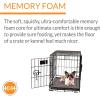 imageKampampH Pet Products Memory Foam Crate Pad Gray XSmall 14 X 22 Inches220L x 140W x 10Th