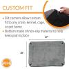 imageKampampH Pet Products Memory Foam Crate Pad Gray XSmall 14 X 22 Inches370L x 250W x 10Th