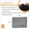 imageKampampH Pet Products Memory Foam Crate Pad Gray XSmall 14 X 22 Inches480L x 320W x 10Th