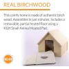 imageKampampH Pet Products Thermo Birchwood Manor Kitty Home Heated Real Birchwood 18 X 16 X 15 InchesHeated