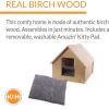 imageKampampH Pet Products Thermo Birchwood Manor Kitty Home Heated Real Birchwood 18 X 16 X 15 InchesUnheated