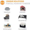imageKampampH Pet Products Indoor Heated Dog Bed ThermoSnuggly Sleeper Gray Medium 26 X 20 X 55 InchesGrayGray