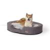 imageKampampH Pet Products Indoor Heated Dog Bed ThermoSnuggly Sleeper Gray Medium 26 X 20 X 55 InchesGrayGray