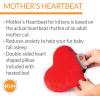 imageKampampH Pet Products Mothers Heated Dog Bed  Anxiety Relief Toy  Gray 16 X 20 Inches ExtraLarge for DogsKitten Heartbeat