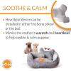 imageKampampH Pet Products Mothers Heated Dog Bed  Anxiety Relief Toy  Gray 16 X 20 Inches ExtraLarge for DogsMedium Breed Heartbeat