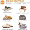 imageKampampH Pet Products Mothers Heated Dog Bed  Anxiety Relief Toy  Gray 16 X 20 Inches ExtraLarge for DogsMedium Breed Heartbeat