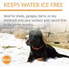 imageKampampH Pet Products ThermalBowl Outdoor Heated Dog Bowl Blue 96 OuncesBlue  96 Ounces