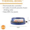 imageKampampH Pet Products ThermalBowl Outdoor Heated Dog Bowl Blue 96 OuncesBlue  96 Ounces