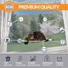 imageKampampH Pet Products Window Lounger with Oat Grass Cat Window Perch for Large Cats Farmed in USA NonGMO Grass Kit Sturdy Kitty Sill Window Hammock Bed Steel Frame Sturdy Suction Cups  23 X 12in