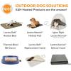 imageKampampH Pet Products LectroSoft Orthopedic Outdoor Heated Dog and Cat Bed for Medium Dogs or Big Cats SoftFlexible Safety Listed Warming Pad Waterproof Washable Cover  Medium 24 X 19in Gray 40WMedium 19 X 24 Inches