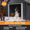 imageKampampH Pet Products LectroSoft Orthopedic Outdoor Heated Dog and Cat Bed for Medium Dogs or Big Cats SoftFlexible Safety Listed Warming Pad Waterproof Washable Cover  Medium 24 X 19in Gray 40WMedium 19 X 24 Inches