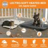 imageKampampH Pet Products LectroSoft Orthopedic Outdoor Heated Dog and Cat Bed for Medium Dogs or Big Cats SoftFlexible Safety Listed Warming Pad Waterproof Washable Cover  Medium 24 X 19in Gray 40WMedium 19 X 24 Inches
