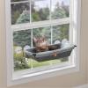 image:imageKampH Cat Window Perch EZ Mount Window Hammock  Sturdy Kitty Sill Seat Strong Suction Cups Metal Frame SpaceSaving CordFree Design Cozy Sunbathing Bed for Large Indoor Cats Holds 50 lbs