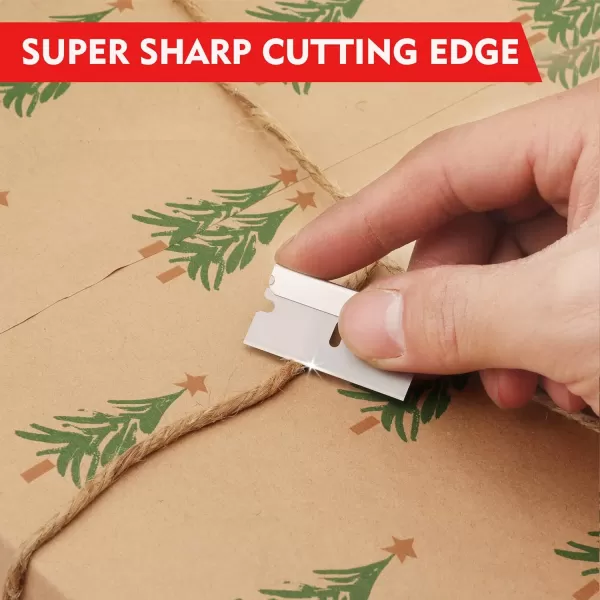 WORKPRO 100Pack Single Edge Razor Blades Industrial Scraper Razor Blades High Carbon Steel One Edge Razor BladesWORKPRO 100Pack Single Edge Razor Blades Industrial Scraper Razor Blades High Carbon Steel One Edge Razor Blades
