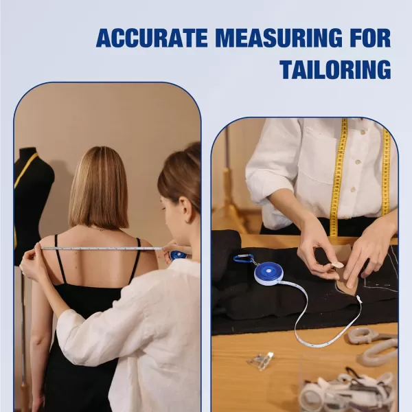 WORKPRO 3Pack Measuring Tape for Body 60Inch150cm Soft Measurement Tape Retractable for Sewing Body Online Clothes Shopping Tailor Cloth Fabric Knitting HandcraftWORKPRO 3Pack Measuring Tape for Body 60Inch150cm Soft Measurement Tape Retractable for Sewing Body Online Clothes Shopping Tailor Cloth Fabric Knitting Handcraft