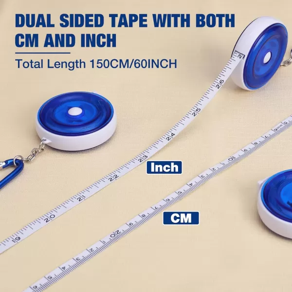 WORKPRO 3Pack Measuring Tape for Body 60Inch150cm Soft Measurement Tape Retractable for Sewing Body Online Clothes Shopping Tailor Cloth Fabric Knitting HandcraftWORKPRO 3Pack Measuring Tape for Body 60Inch150cm Soft Measurement Tape Retractable for Sewing Body Online Clothes Shopping Tailor Cloth Fabric Knitting Handcraft
