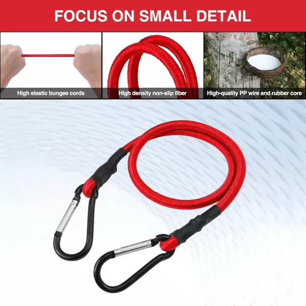WORKPRO Bungee Cords with Aluminum Alloy Hook 8 Pack Long Heavy Duty Bungee Cord Assorted Size 18 24 48 60 Extra Strong Black Bungee Straps for Luggage Rack Camping Cargo Bike TransportingWORKPRO Bungee Cords with Aluminum Alloy Hook 8 Pack Long Heavy Duty Bungee Cord Assorted Size 18 24 48 60 Extra Strong Black Bungee Straps for Luggage Rack Camping Cargo Bike Transporting