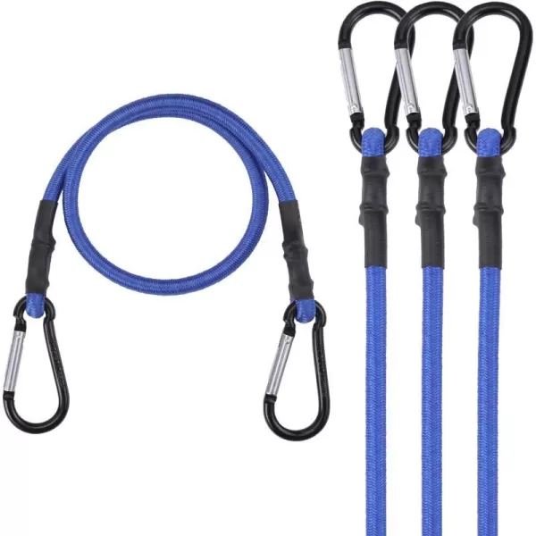 WORKPRO 24 Inch Bungee Cord with Aluminum Alloy Hook 4 Pack Superior Rubber Heavy Duty Straps Strong Elastic Rope for Outdoor Tent Luggage Rack Camping Cargo Bike Transporting Storage BlueWORKPRO 24 Inch Bungee Cord with Aluminum Alloy Hook 4 Pack Superior Rubber Heavy Duty Straps Strong Elastic Rope for Outdoor Tent Luggage Rack Camping Cargo Bike Transporting Storage Blue