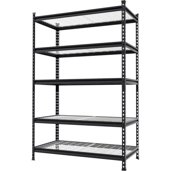 WORKPRO 3Tier Garage Shelving Unit Heavy Duty 5400 LBS Load Capacity Metal Storage Rack 50W x 18D x 47H Height Adjustable Industrial Shelving for Garage Warehouse Shop10 48u201DW x 24u201DD x 72u201DH