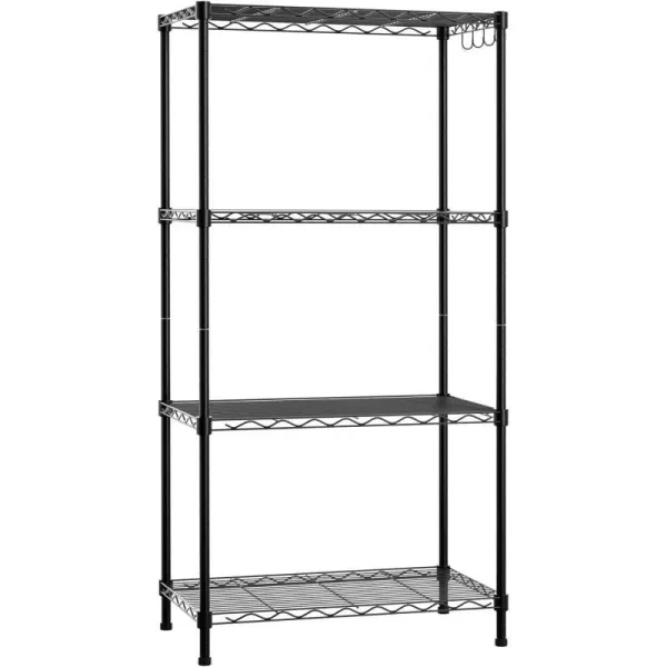 WORKPRO 5Tier Wire Shelving Unit 36W x 14D x 72H Metal Storage Shelves Rack Heavy Duty Utility Shelving 1750 LBS Load Capacity Total Kitchen Living Room Basement Garage24 W x 14 D x 48 H