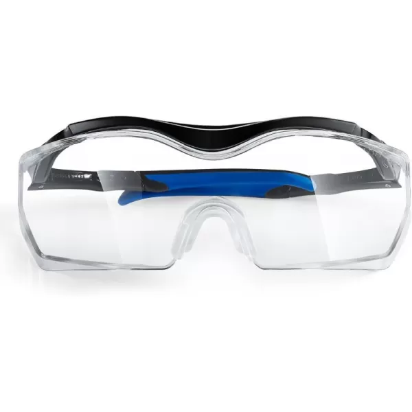 WORKPRO Safety Glasses z87 Safety Goggles with Adjustable Temples Lab Goggles with Anti Fog Coating1 Pack