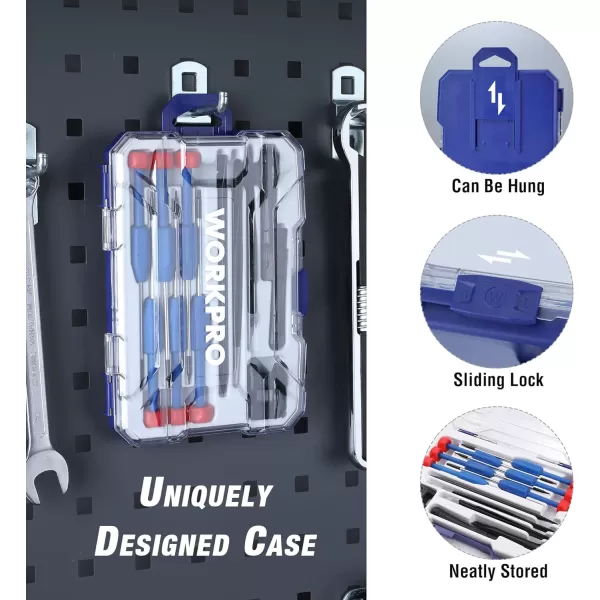 WORKPRO 12 in 1 Torx Screwdriver Set with T3 T4 T5 T6 T8 T10 Security Torx Bit amp Precision Magnetic Screwdrivers TweezersPry Bars Spudger for Eyeglass Watch Computer Phone with CaseWORKPRO 12 in 1 Torx Screwdriver Set with T3 T4 T5 T6 T8 T10 Security Torx Bit amp Precision Magnetic Screwdrivers TweezersPry Bars Spudger for Eyeglass Watch Computer Phone with Case