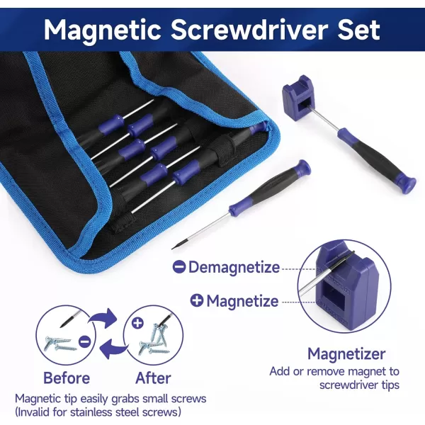 WORKPRO 12 in 1 Torx Screwdriver Set with T3 T4 T5 T6 T8 T10 Security Torx Bit amp Tweezers Precision Magnetic Screwdrivers Pry Bars Spudger for Eyeglass Watch Computer Laptop Phone with PouchWORKPRO 12 in 1 Torx Screwdriver Set with T3 T4 T5 T6 T8 T10 Security Torx Bit amp Tweezers Precision Magnetic Screwdrivers Pry Bars Spudger for Eyeglass Watch Computer Laptop Phone with Pouch