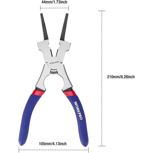 WORKPRO 8 Welding Pliers MultiFunctional CRV Steel Welding Pliers for Welding Electrical Mechanical Workshop and Home UseWORKPRO 8 Welding Pliers MultiFunctional CRV Steel Welding Pliers for Welding Electrical Mechanical Workshop and Home Use