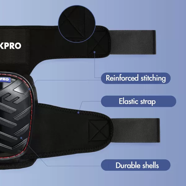 WORKPRO Knee Pads for Work Ergonomic Gel Knee Pads Protector with Thick Foam Cushion Heavy Duty Antislip Kneepads for Construction Flooring and GardeningStrap
