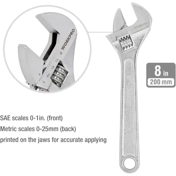 WORKPRO Large Pliers amp Wrench Set 6Piece 10 Water Pump Pliers 10 Slip Joint Pliers 8 Long Nose Pliers 8 Linesman Pliers 6 Diagonal Pliers 8 Adjustable Wrench for DIY amp Home Use W001329AWORKPRO Large Pliers amp Wrench Set 6Piece 10 Water Pump Pliers 10 Slip Joint Pliers 8 Long Nose Pliers 8 Linesman Pliers 6 Diagonal Pliers 8 Adjustable Wrench for DIY amp Home Use W001329A