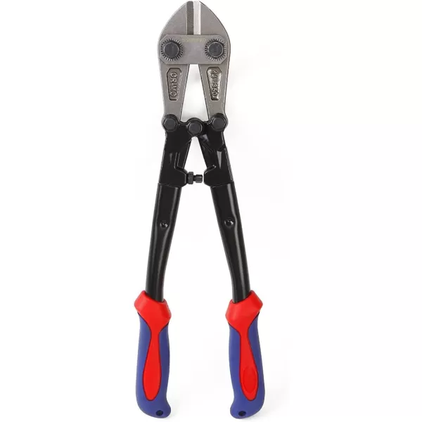 WORKPRO Mini Bolt Cutter 8inch Spring Loaded Small Heavy Duty Wire Cable Cutter Snips Clippers with Soft AntiSlip Handle14 Inch Bolt Cutter  Padlock 1Pack