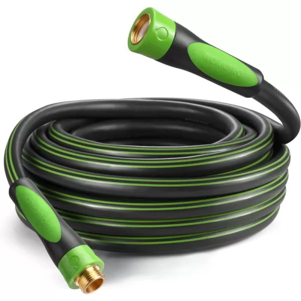 WORKPRO 58 IN x 10 FT Garden Hose Durable Flexible Lightweight Water Hose with BiMaterial 360 Rotation Handle 34 GHT Solid Brass Fittings for Outdoor Lawn Garden amp Yard Car Wash50ft BiMaterial 360 Rotary Handle