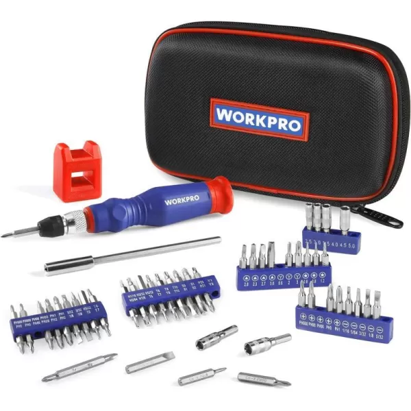 WORKPRO Precision Screwdriver Kit 69piece with Quick Load Screwdriver Bits Holder Handle for Computer Smartphone iPhone Game Console and other Electronics DevicesWORKPRO Precision Screwdriver Kit 69piece with Quick Load Screwdriver Bits Holder Handle for Computer Smartphone iPhone Game Console and other Electronics Devices