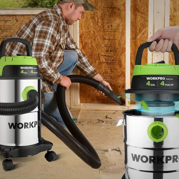 WORKPRO 1PC Cartridge Filter And 2PC Foam Wet Filter For WORKPRO W125088AE 4G Vacuum CleanerWORKPRO 1PC Cartridge Filter And 2PC Foam Wet Filter For WORKPRO W125088AE 4G Vacuum Cleaner