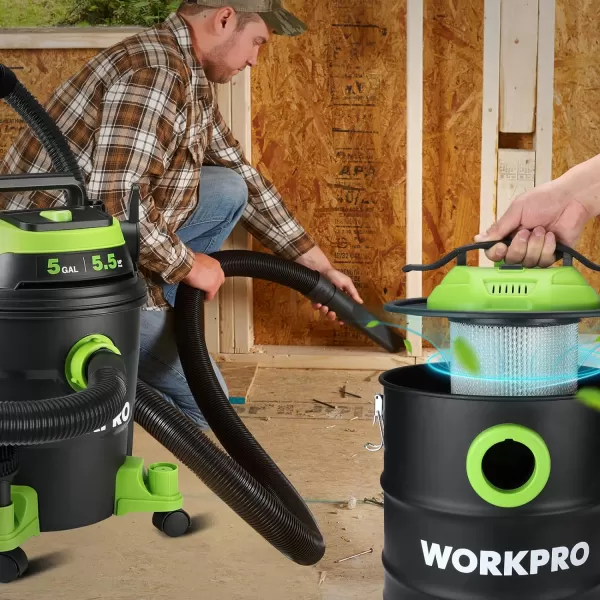 WORKPRO 1PC Cartridge Filteramp2PC Foam Wet Filter For WORKPRO W125089AEW125090AEW125091AE 6G Vacuum CleanerWORKPRO 1PC Cartridge Filteramp2PC Foam Wet Filter For WORKPRO W125089AEW125090AEW125091AE 6G Vacuum Cleaner