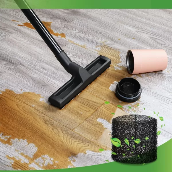 WORKPRO 1PC Cartridge Filteramp2PC Foam Wet Filter For WORKPRO W125089AEW125090AEW125091AE 6G Vacuum CleanerWORKPRO 1PC Cartridge Filteramp2PC Foam Wet Filter For WORKPRO W125089AEW125090AEW125091AE 6G Vacuum Cleaner