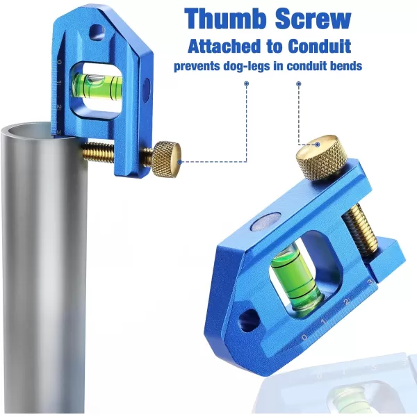 WORKPRO Conduit Bending Level Magnetic Level Pipe Level Bubble Vial for 90 Measurement Aluminum Alloy Construction 25inch Cobalt BlueWORKPRO Conduit Bending Level Magnetic Level Pipe Level Bubble Vial for 90 Measurement Aluminum Alloy Construction 25inch Cobalt Blue