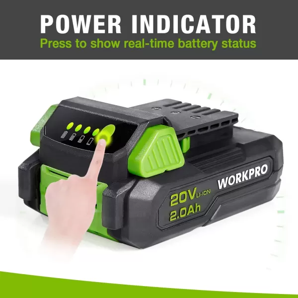 WORKPRO 20V 20Ah Lithiumion Battery Pack