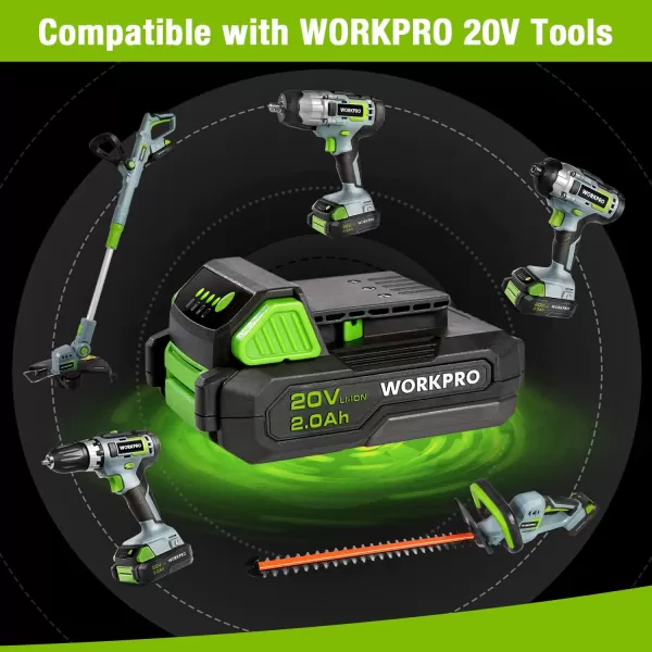 WORKPRO 20V 20Ah Lithiumion Battery Pack