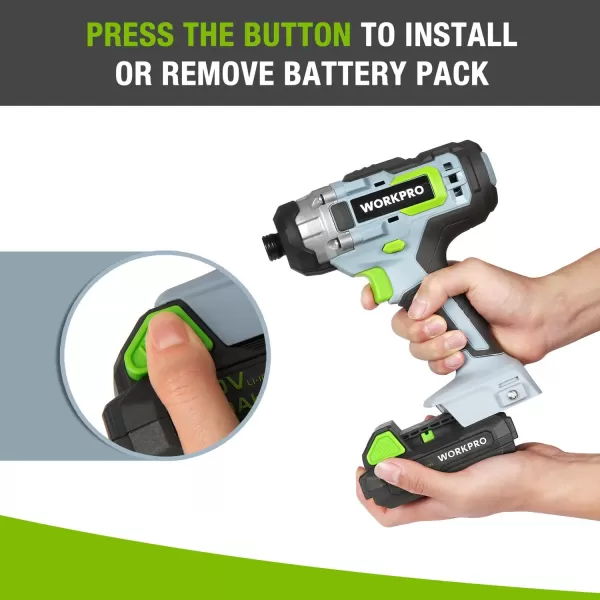 WORKPRO 20V 20Ah Lithiumion Battery Pack