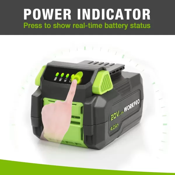 WORKPRO 20V 40Ah Lithiumion Battery Pack