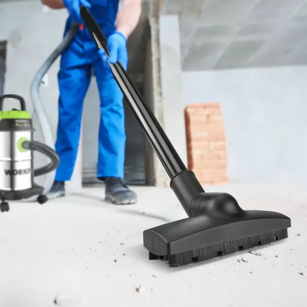 imageWORKPRO 4 Gallon WetDry Vacuum 4 Peak HP Shop Vac Cleaner with HEPA Filter Hose and Accessories for HomeJobsite
