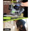 imageWORKPRO 20V Cordless Band Saw Band Saw for Cutting Metal Portable Band Saw with 375 Inch Cut Capacity 6 Adjustable Speeds370670RPM 324587 SFPM Powerful Bandsaw for Metal