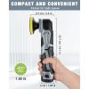 imageWORKPRO Cordless Mini Buffer Polisher 12V Buffer Polisher for Car Detailing 5 Variable Speed Up to 3000RPM Compact Cordless Polisher Kit for Waxing DIY Projects Furniture Polishing