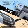 imageWORKPRO 36V Cordless Hot Glue Gun Upgrade Fast Preheating Smart PowerOff USBC Rechargeable Glue Gun Lessdrip Hot Glue Gun Kit with 20 Pcs Premium Mini Glue Sticks for DIY Crafting and ArtsGrey
