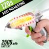 imageWORKPRO 36V Cordless Hot Glue Gun Upgrade Fast Preheating Smart PowerOff USBC Rechargeable Glue Gun Lessdrip Hot Glue Gun Kit with 20 Pcs Premium Mini Glue Sticks for DIY Crafting and ArtsWhite