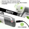 imageWORKPRO 36V Cordless Hot Glue Gun Upgrade Fast Preheating Smart PowerOff USBC Rechargeable Glue Gun Lessdrip Hot Glue Gun Kit with 20 Pcs Premium Mini Glue Sticks for DIY Crafting and ArtsWhite