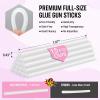 imageWORKPRO Full Size Cordless Hot Melt Glue Gun  12V Rechargeable Fast Preheating Glue Gun Kit with 15pcs Full Size Glue Sticks Auto Poweroff Glue Gun for DIY Project Art Craft  Pink RibbonPink