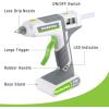 imageWORKPRO Full Size Cordless Hot Melt Glue Gun  12V Rechargeable Fast Preheating Glue Gun Kit with 15pcs Full Size Glue Sticks Auto Poweroff Glue Gun for DIY Project Art Craft  Pink RibbonWhite